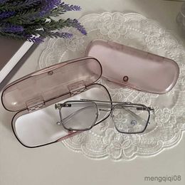 Sunglasses Cases Bags Transparent Portable Glasses Waterproof Plastic Box Hard reading Case Shell Protector