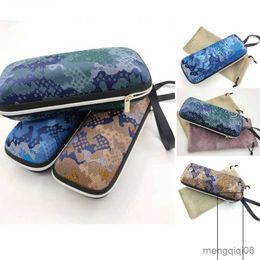 Sunglasses Cases Bags New Camouflage Glasses Case Zipper Box Creative Storage Lightweight Pressure Resistant