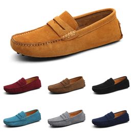 Casual shoes men Black Brown Red Orange Dark Green Blue Grey mens trainers outdoor sports sneakers color3