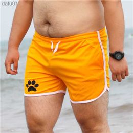 Men's Shorts Bear's Paw Claw Men's Net Board Shorts Mesh Fitness Sport Shorts Men Bodybuilding Quick Dry Sportswear M L XL XXL 3XL 4XL 5XL L230520