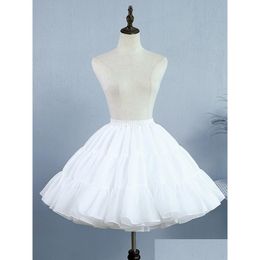 Petticoats Lolita Skirt Brace Adjustable Daily Violent Cotton Candy Cloud Wedding Dress Boneless Soft Yarn Half Body Qcs0001A Drop D Dhznj