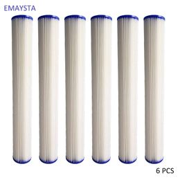 Pleated Water Philtre 10 x 2.7inches Whole House Sediment Water Philtre Chiller pre-filter element Pool & Accessories Swimming Philtre Cartridges 10inch 6 pcs
