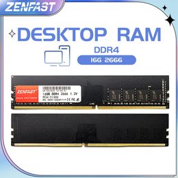 RAMs ZENFAST memoria ram DDR4 4GB 8GB 16GB 32GB DDR3 1333MHz 1600 2133 2400 2666MHz Memory PC Desktop Dimm RAM For inter AMD