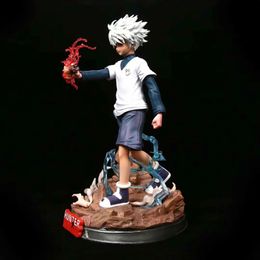 Funny Toys Anime Hunter x Hunter Gon Freecss & Killua Zoldyck PVC Action Figure Japanese Anime Figure Model Toys Collection