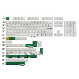 Combos PBT Keycap Heisenberg 146 Keys White Green Original Design Keycaps Cherry Profile DYE Sublimation For Mechancail Keyboard