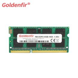 RAMs Goldenfir DDR3 2GB/4GB/8GB1066MHz 1333MHz 1600MHz PC38500 PC310600 PC312800 SODIMM Memory Ram memoria ram For Laptop Notebook