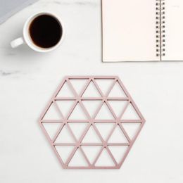 Table Mats Convenient Pad Silicone Non-slip Nordic Style Tableware Coffee Cup Placemat Anti-scalding