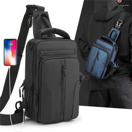 Outdoor Bags Male Shoulder Chest Bag For Men Casual Crossbody Anti Theft School Summer Short Trip Messengers Sling 2023