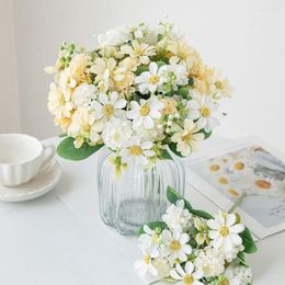 Decorative Flowers Artificial Lilac Silk Plastic Plant Arrangement For Home Indoor Outdoor Garden Wedding Table Vase Decor Po Props