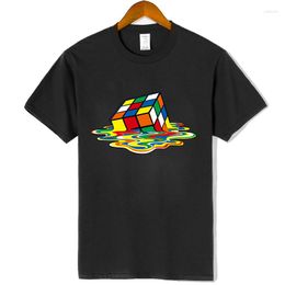 Men's T Shirts High Quality Fashion TShirt Men Magic Square Design Tshirts Short Sleeve T-shirts Cotton Clothing Harajuku Funny Shirt