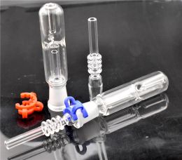 Collector Kit with Quartz Tips Dab Straw Oil Rigs mini recycler water Pipe bong smoking accessories dab rig