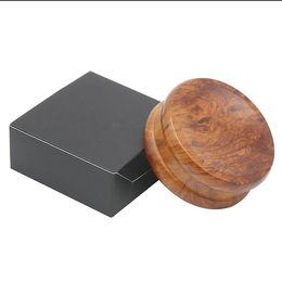 Smoking pipe New 2-layer concave wood smoke grinder with a diameter of 68mm