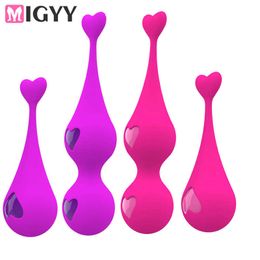 Safe Smart Kegel Ben Wa Vagina Tighten Exercise Machine Toys for Women Vaginal Geisha Ball Sex