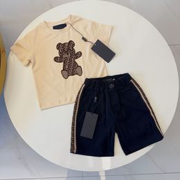 29 styles baby clothes Kid designer toddler t shirt Short Sleeve two piece set kids sets boys girls clothing top luxury summer Sports Loose Outfit Warm