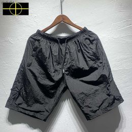 Men's Shorts Summer Style Casual Shorts Men Women Mesh Breathable Compass Patch Oversized Beach Shorts Men Metal Nylon Shorts L230520