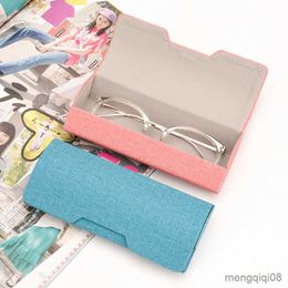 Sunglasses Cases Bags Colour Glasses Box Linen Eyewear Case Optical Handmade Storage for Women Portable Organiser