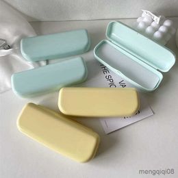 Sunglasses Cases Bags Simple Glasses Case Solid Plastic Box Hard Eyeglasses Reading Eyeglass