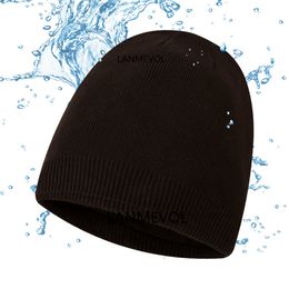 Outdoor Hats Waterproof Beanie Sport Men Running Women Outdoor Waterproof Warm Hat Winter Snow Sports Hiking Cycling Climbing Waterproof Hat 230526