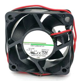 Pads U60T12MS1A751 60x60x25MM 6CM DC12V 0.21A 2Lines Cooling Fan HZDO NDC