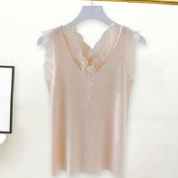 Women's Blouses Bottoming Shirt Breathable Sport Vest V-Neck Summer Pure Color Camisole Top Streetwear