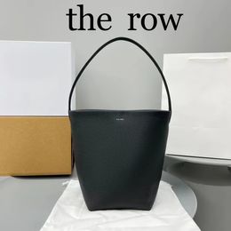 Mens Cowhide Black the Row Park Tote Bag S Designer Shoulder Bucket Summer Beach Top Handle Womens Makeup Bags Crossbodys Clutch Handbag Duffel Travel Bag