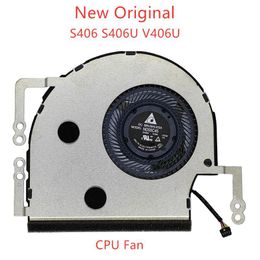 Pads New Original Notebook PC CPU Fans Cooling For Asus VivoBook S406U S406UA S406 V406U Laptops Cooler fan ND55C4517C02 13N12PM052