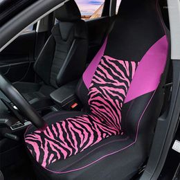 Car Seat Covers Universal 1PCS Leopard Animal Print Integrated High Back Bucket Cover Fit Most Interior Accessorie