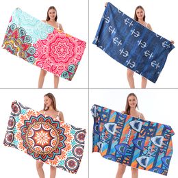 Lightweight Thin Beach Towel Microfiber Sand Free Towels for Adult Quick Dry Travel Camping Beach Accessories Vacation