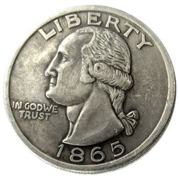 US 1865 Washington Head Dollar Silver Plated Copy Coins