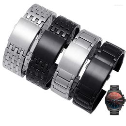 Watch Bands Stainless Steel Watchband For DZ4318 DZ4323 DZ4316 DZ7395 DZ7305 DZ7330 4358 Strap 22 24 26 28 Solid Metal Bracelet