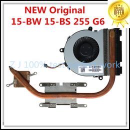 Pads NEW Original For HP 15BW 15BS 255 G6 Laptop Cooling Heatsink Fan Radiator TPNC129 TPNC130 925018001 100% Tested Fast Ship