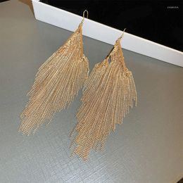 Dangle Earrings Geometric Bohemian Vintage Tassel Women Jewelry Fashion Long Chain Hook For Birthday Gift