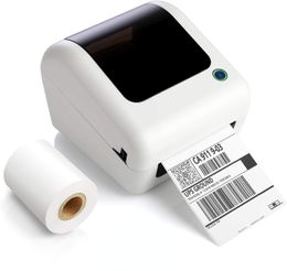 Printers Bluetooth Thermal Shipping Label Printer High Speed 4x6 Wireless Label Maker Support PC Phone USB for MAC Barcode Printer