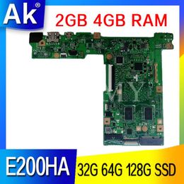 Motherboard E200HA Mainboard 2GB 4GB RAM 32G 64G 128G SSD E200HA motherboard For Asus E200H E200HA E200HAN E200HA Laptop motherboard