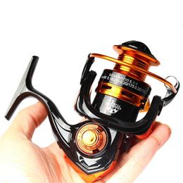 Accessories JOSBY New HM1000-7000 Rotating 8kg Maximum Drag 5.2 1 Speed Metal Ball Clamp Coil Fishing Reel P230529