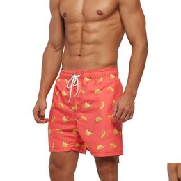 Men'S Shorts Men Designer Quick Dry Swim Trunk Beach With Mesh Liner Pockets Mens Stripe Casual Short Swimming Trunks Drop Delivery Dhdbq