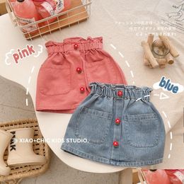 Shorts Cotton Jeans For Girls A Line Skirt Spring And Summer Baby Denim Childrens Casual Princess 230524 Drop Delivery Kids Maternit Dhcas