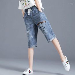 Women's Jeans In Pants And Capris Women's Denim Shorts Plus Size Woman High Waist American Vintage Y2k Jean Large Urban