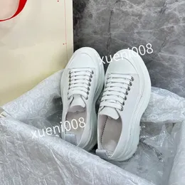 new Brand mens quality Casual shoes designer leather lace-up sneaker fashion Running Trainers Letters Flat Printed gym sneakers