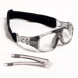 Occhiali da esterno Occhiali sportivi Occhiali protettivi per la sicurezza degli occhi Telaio ottico Gambe a specchio rimovibili Miopia per basket Calcio Ciclismo 230526