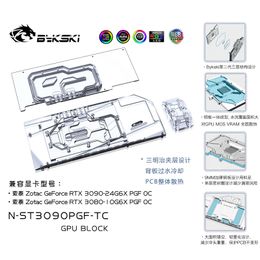 Cooling Bykski Dual Side Water Cooling RGB GPU Block for ZOTAC RTX3090 AMP Core Holo NST3090PGFTC