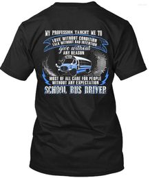 Men's T Shirts Any Expectation School Bus Driver Shirt Love Without Condition