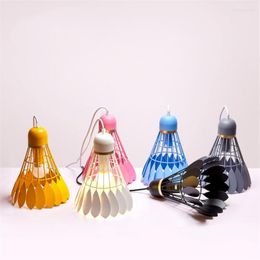 Pendant Lamps Modern LED Lights Colour Badminton Lamp Bedroom Living Room Study Restaurant Hanging Lighting Fixtures Decor