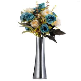 Vases Stainless Steel Flower Vase Tabletop Decorative Metal Holder Home Decoration Floral Arrangement