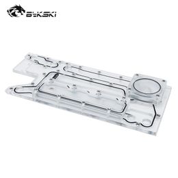 Cooling Bykski Water Tank For ACC X11 ITX A4 MINI Case Distro Plate ARGB Reservoir GPU CPU Side Modify Armour