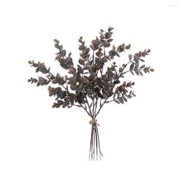 Decorative Flowers Fashion Fake Plant Exquisite Details Artificial Flower Not Withered Eucalyptus Leaves Home Decor