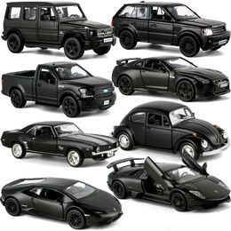 Diecast Model car 1 36 Diecast Car Authourized Models Dark Black Series Exquisite Made Collectible Play Mini car 12.5 Cm Pocket Toy For Boys 230526