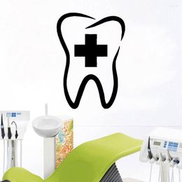 Wall Stickers Cute Tooth Sticker Waterproof Wallpaper Home Decor For Baby's Rooms Party