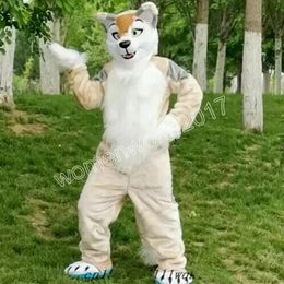 Fox Dog Fursuit Mascot Costume Simulation Cartoon Character Outfit Suit Carnival Adults Birthday Party Fancy Outfit for Men Women