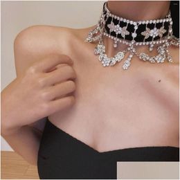 Chokers Choker Teen Girls Wide Necklace For Daily Wear Wedding Party Handcrafted Drop Delivery Jewelry Necklaces Pendants Dhei8